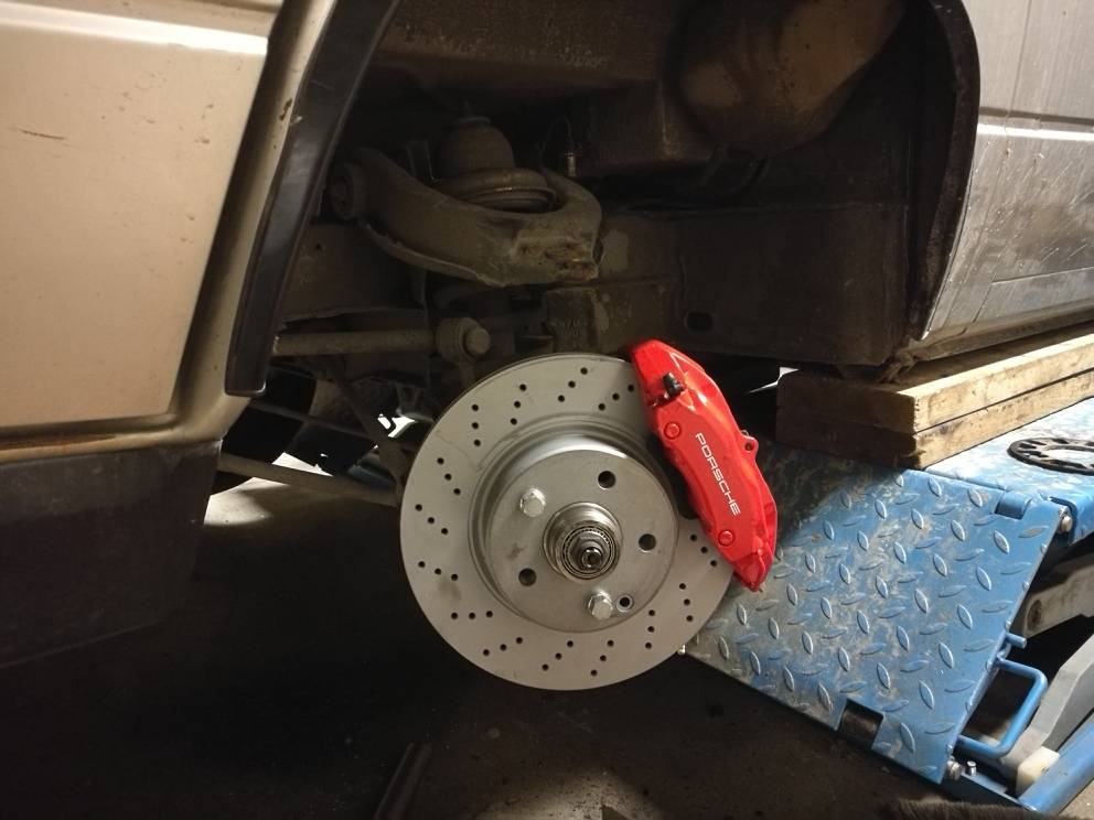 BMW E39 E38 Brembo Brake Caliper Adapter E46 M3 Brake Disc 325x28